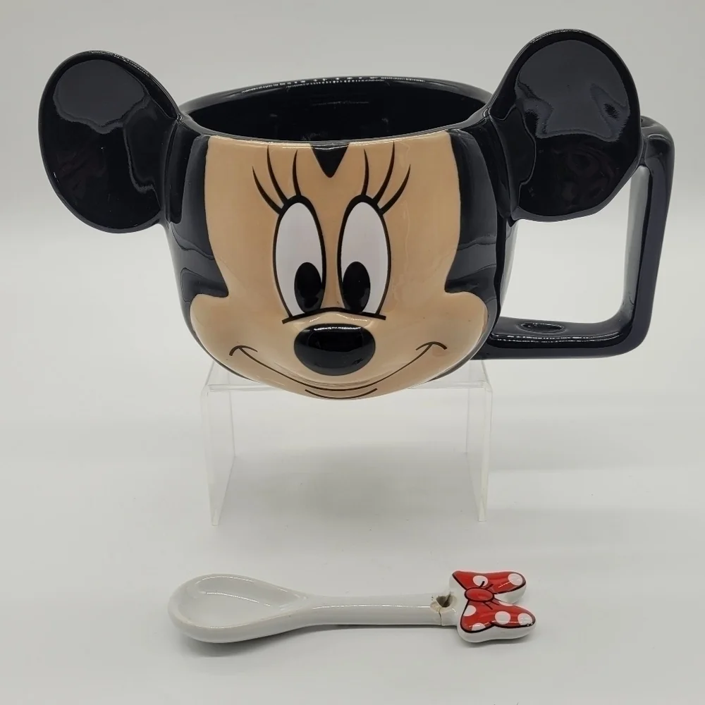 Disney Coffee Cup & Spoon Set - Minnie Mouse​​​